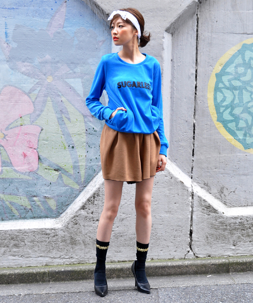 AVIE（アビィ）の「スパングルラインソックス（ソックス/靴下・レディース・ベージュ/ロイヤルブルー/ホワイト/ブラック・フリー）」の8枚目の写真