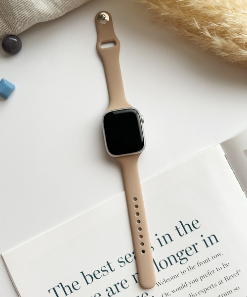 スリムシンプルシリコンバンド Apple Watch バンド ベルト 41/40/38mm 