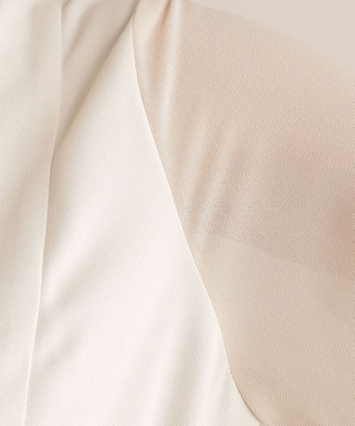 Andemiu（アンデミュウ）の「ソデシアーシャツワンピース7分袖131031（ワンピース・レディース・オレンジ/グリーン/アイボリー/ネイビー・FREE）」の13枚目の写真