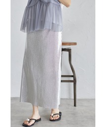 【ZOZO限定】シャイニープリーツタイトスカート