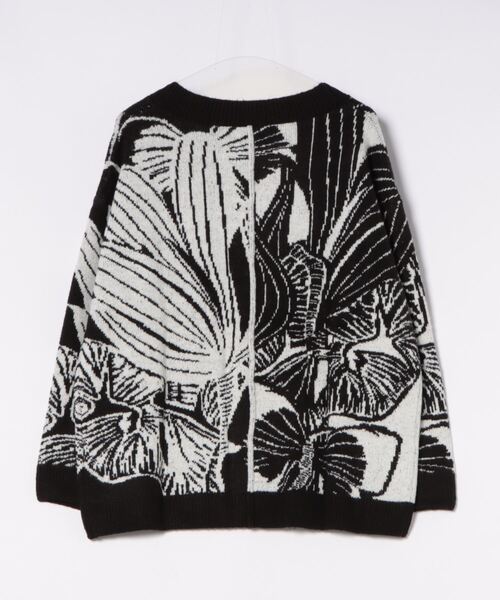 Desigual（デシグアル）の「グランジ ヘビーゲージカーデジャケット（ニット/セーター・レディース・ブラック・S/M/L）」の2枚目の写真