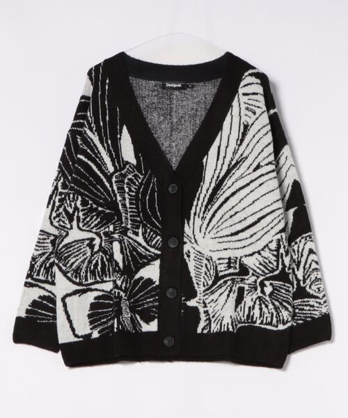 Desigual（デシグアル）の「グランジ ヘビーゲージカーデジャケット（ニット/セーター・レディース・ブラック・S/M/L）」の5枚目の写真