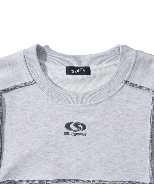 WHO'S WHO gallery(フーズフーギャラリー)の「【SLOPPY/スロッピー】リンキングクルースウェット(スウェット・レディース・チャコールグレー/ライトグレー/ネイビー/グレー・FREE)」の13枚目の写真