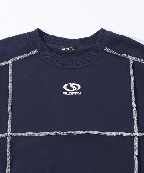 WHO'S WHO gallery(フーズフーギャラリー)の「【SLOPPY/スロッピー】リンキングクルースウェット(スウェット・レディース・チャコールグレー/ライトグレー/ネイビー/グレー・FREE)」の15枚目の写真