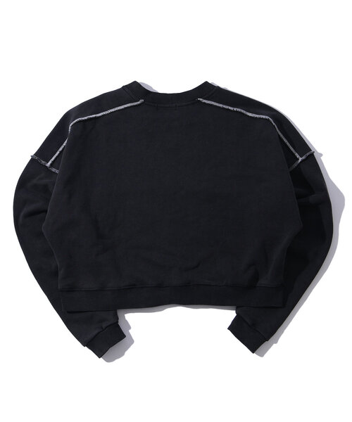 WHO'S WHO gallery(フーズフーギャラリー)の「【SLOPPY/スロッピー】リンキングクルースウェット(スウェット・レディース・チャコールグレー/ライトグレー/ネイビー/グレー・FREE)」の20枚目の写真