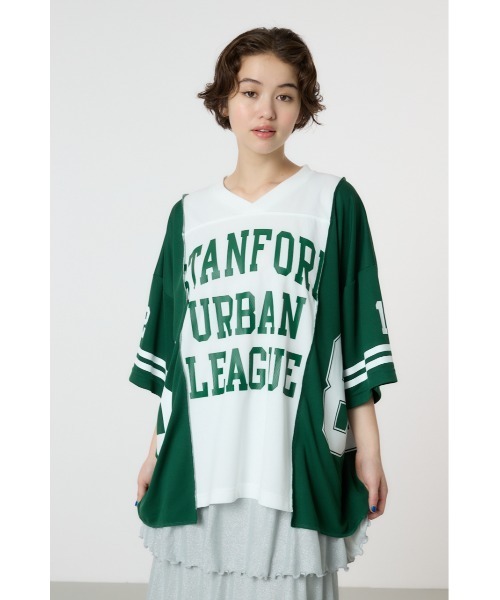 RODEO CROWNS WIDE BOWL(ロデオクラウンズワイドボウル)の「カスタムフットボールゲームシャツ(Tシャツ/カットソー・レディース・レッド系その他/グリーン系その他/ブルー系その他/ブラック系その他・FREE)」の9枚目の写真