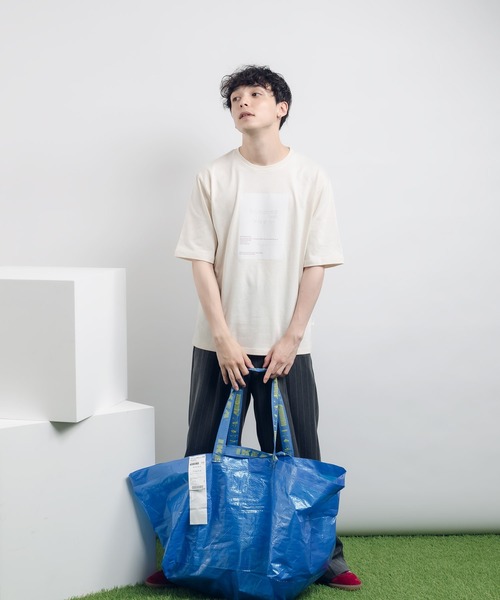 MUHET(ミュエータ)の「テープ貼り付けTシャツ(Tシャツ/カットソー・レディース・ネイビー/アイボリー・MEDIUM/X-LARGE)」の19枚目の写真