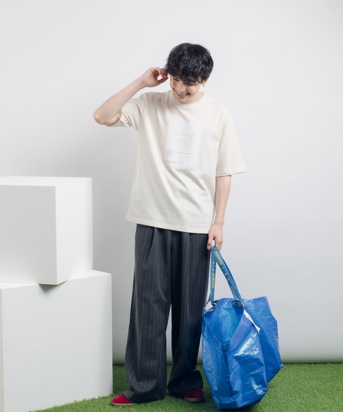 MUHET(ミュエータ)の「テープ貼り付けTシャツ(Tシャツ/カットソー・レディース・ネイビー/アイボリー・MEDIUM/X-LARGE)」の20枚目の写真
