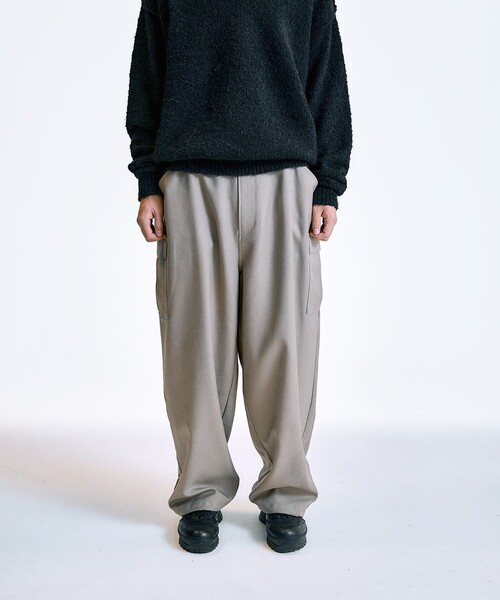 【セール】City Ambient Products: ワイド ユーティリティ カーゴパンツ（カーゴパンツ）｜City Ambient Products（シティアンビエントプロダクツ）