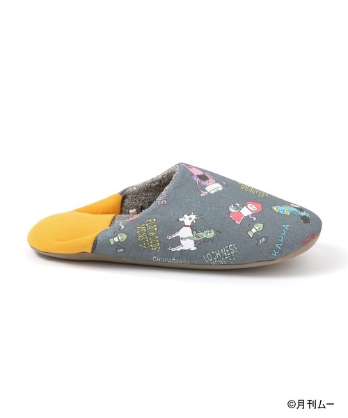 niko and...(ニコアンド)の「【月刊ムー】コラボ 総柄ルームシューズ(ルームシューズ/スリッパ・レディース・グレー・LARGE/MEDIUM)」の4枚目の写真