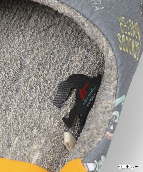 niko and...(ニコアンド)の「【月刊ムー】コラボ 総柄ルームシューズ(ルームシューズ/スリッパ・レディース・グレー・LARGE/MEDIUM)」の11枚目の写真