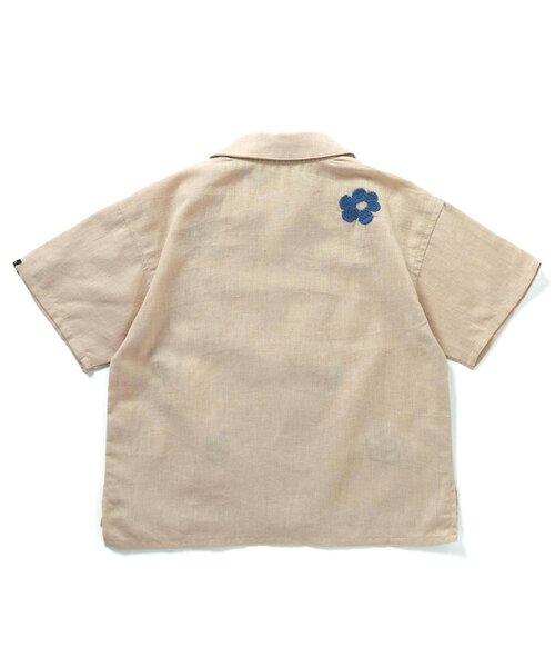 F.O.KIDS（エフオーキッズ）の「【セットアップ可】刺繍オープンカラーシャツ（シャツ/ブラウス・キッズ・ブルー/チャコール/ベージュ・120/140/95/100/110/130/150/80/90）」の12枚目の写真