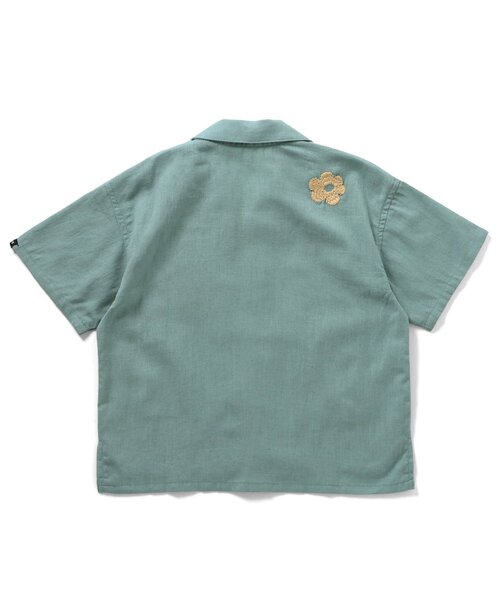 セール】【セットアップ可】刺繍オープンカラーシャツ（シャツ