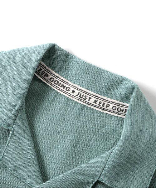 F.O.KIDS（エフオーキッズ）の「【セットアップ可】刺繍オープンカラーシャツ（シャツ/ブラウス・キッズ・ブルー/チャコール/ベージュ・120/140/95/100/110/130/150/80/90）」の16枚目の写真