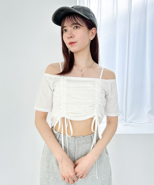 アロベロベロ カットソー「お値引き」 追加》シアーベロアカットソー（Tシャツ／カットソー）｜B.C