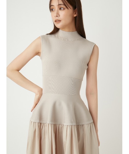 タフタコンビ ニットワンピース（ワンピース）｜FRAY I.D