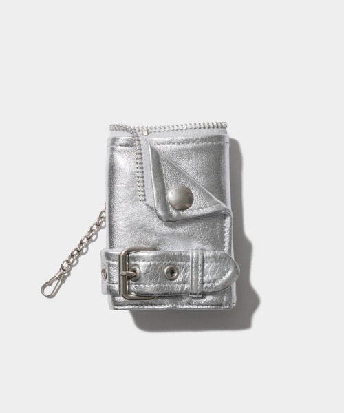 ビューティフルピープル riders petit wallet シルバー beautiful people（ビューティフルピープル）の「riders petit wallet