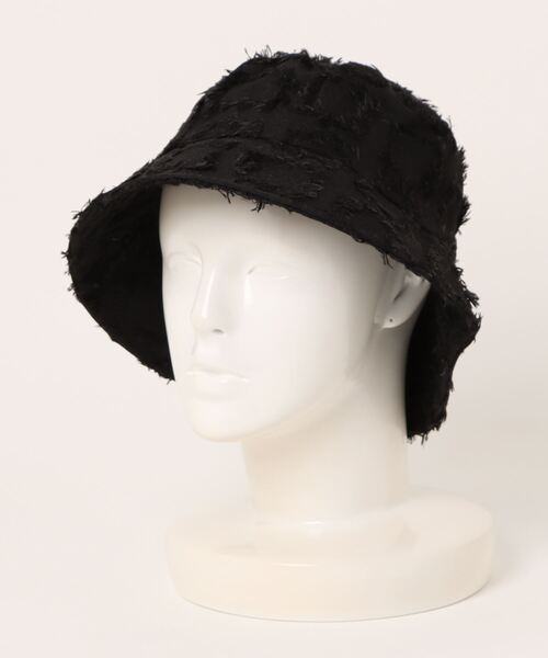 tone(トーン)の「pur chouchou/フリンジ デザイン バケットハット P4316(ハット・レディース・その他1/アイボリー/ブラック・FREE)」の9枚目の写真