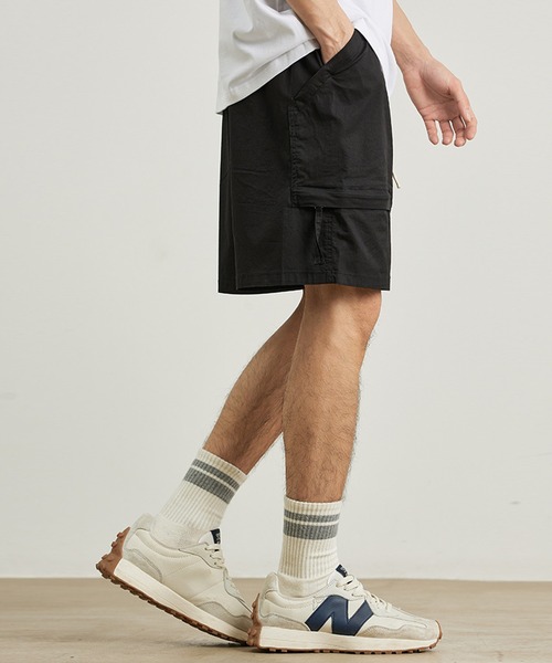 aimoha（アイモハ）の「aimoha outdoor ユニセックス　ウエスト紐付き ショートパンツ ハーフパンツ（その他パンツ・レディース・バーガンディー/カーキ/グレー/ブラック・MEDIUM/X-LARGE/LARGE）」の10枚目の写真