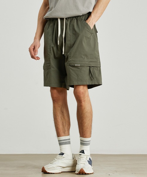 aimoha（アイモハ）の「aimoha outdoor ユニセックス　ウエスト紐付き ショートパンツ ハーフパンツ（その他パンツ・レディース・バーガンディー/カーキ/グレー/ブラック・MEDIUM/X-LARGE/LARGE）」の7枚目の写真