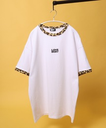 LOVEBOAT(ラブボート)ブランドロゴプリント・バックプリント・リンガーT ビッグシルエット半袖Tシャツ レディース メンズ ユニセックス