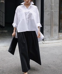 B'day | アシンメトリー イレギュラーシャツ(シャツ/ブラウス)