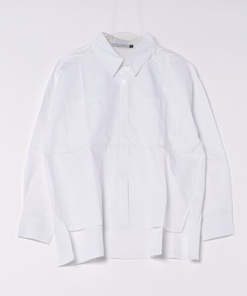B'day（ビーデイ）の「【 B'day / ビーデー 】アシンメトリー イレギュラーシャツ（シャツ/ブラウス・レディース・ホワイト・X-LARGE/LARGE/MEDIUM/SMALL）」の20枚目の写真