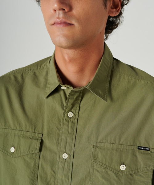 Eddie Bauer(エディーバウアー)の「ドンパトロール 長袖シャツ(シャツ/ブラウス・メンズ・ベージュ/サファリグリーン/グレー・M/L/XL/XXL/S)」の4枚目の写真