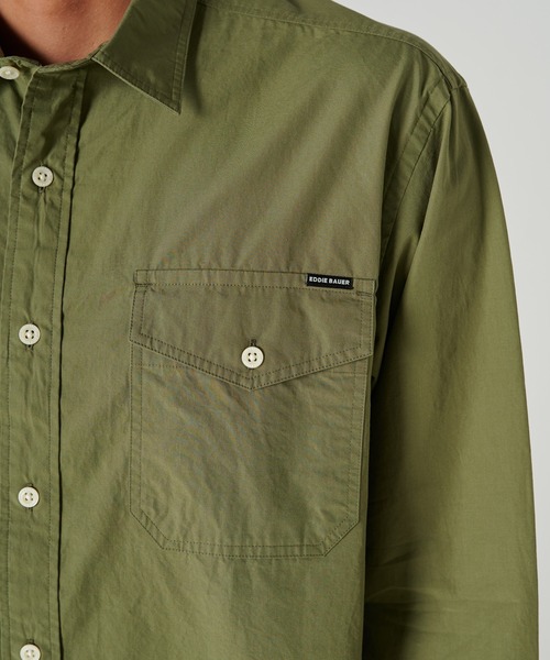 Eddie Bauer(エディーバウアー)の「ドンパトロール 長袖シャツ(シャツ/ブラウス・メンズ・ベージュ/サファリグリーン/グレー・M/L/XL/XXL/S)」の5枚目の写真
