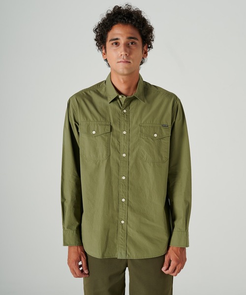 Eddie Bauer(エディーバウアー)の「ドンパトロール 長袖シャツ(シャツ/ブラウス・メンズ・ベージュ/サファリグリーン/グレー・M/L/XL/XXL/S)」の8枚目の写真