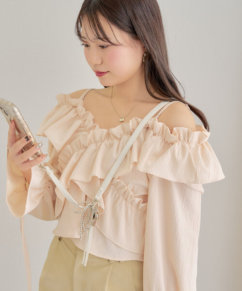 セール】キーチャーム付スマホストラップ（その他小物）｜Chico（チコ