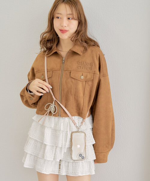 Chico(チコ)の「キーチャーム付スマホストラップ(その他小物・レディース・ホワイト/ピンク/ブラック/シルバー・FREE)」の3枚目の写真