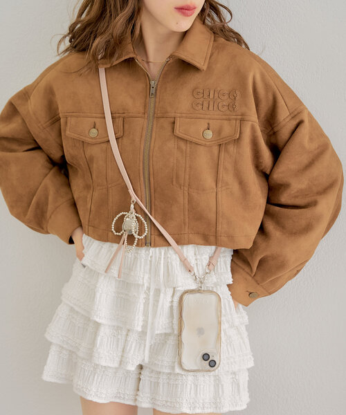 Chico(チコ)の「キーチャーム付スマホストラップ(その他小物・レディース・ホワイト/ピンク/ブラック/シルバー・FREE)」の10枚目の写真