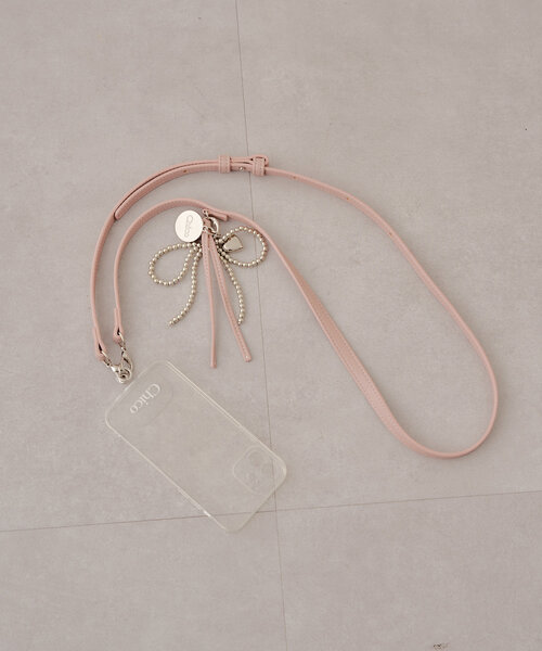 Chico(チコ)の「キーチャーム付スマホストラップ(その他小物・レディース・ホワイト/ピンク/ブラック/シルバー・FREE)」の16枚目の写真