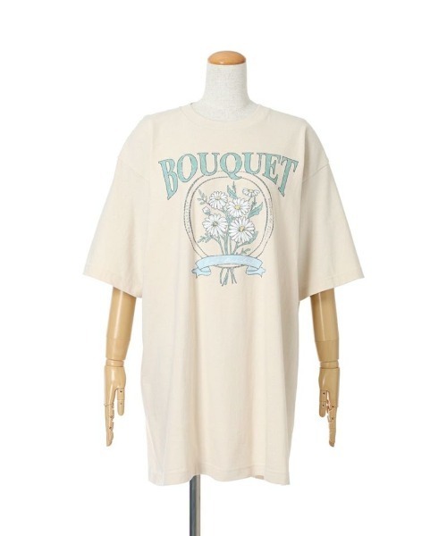 F i.n.t（フィント）の「マーガレットブーケプリントビッグT/fint（Tシャツ/カットソー・レディース・ピンク/クリーム・FREE）」の11枚目の写真