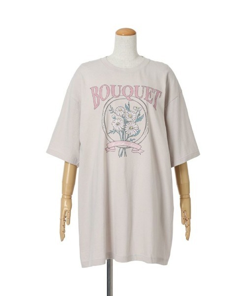 F i.n.t（フィント）の「マーガレットブーケプリントビッグT/fint（Tシャツ/カットソー・レディース・ピンク/クリーム・FREE）」の12枚目の写真