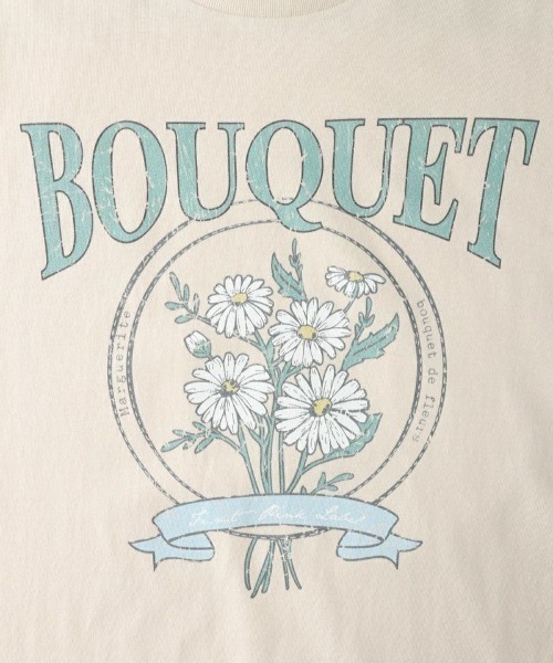 F i.n.t（フィント）の「マーガレットブーケプリントビッグT/fint（Tシャツ/カットソー・レディース・ピンク/クリーム・FREE）」の15枚目の写真