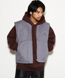 Dickies（ディッキーズ）の「【Dickies】INSULATED DUCK VEST / デッィキーズ コットン ダックキャンバス ワークベスト（ベスト）」