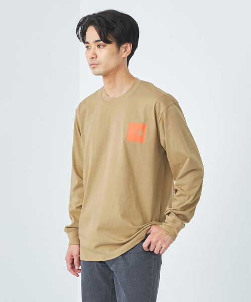 ＜THE NORTH FACE＞ロングスリーブ スクエア ロゴ Tシャツ（Tシャツ/カットソー）｜THE NORTH FACE（ザノースフェイス） 6,380円