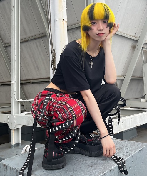 ち*き様 ◆オークション◆　ブラック サルエルパンツ レイヤードデザイン 楽天市場】大きいサイズ レディース パンツ ズボン アシメ