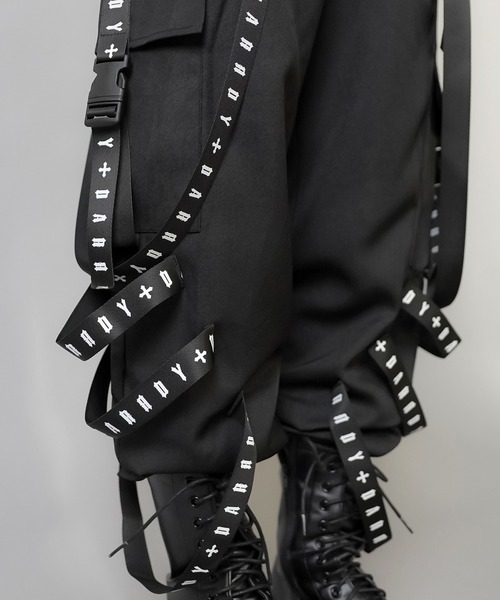 DARRDY（ダーディー）の「【DARRDY/ダーディー】ベルトデザイン サルエルパンツ（その他パンツ・レディース・ブラック×パープル/ブラック/ブラック×レッド・ONESIZE）」の22枚目の写真