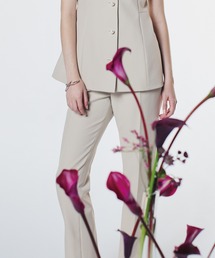 STRAWBERRY-FIELDS（ストロベリーフィールズ）の「【限定カラーあり】セレモニー・オフィスシーンにおすすめなアイテム　サイドベンツテーパードパンツ（スラックス）」