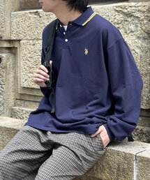 【U.S. POLO ASSN.】1P刺繍ポロシャツ