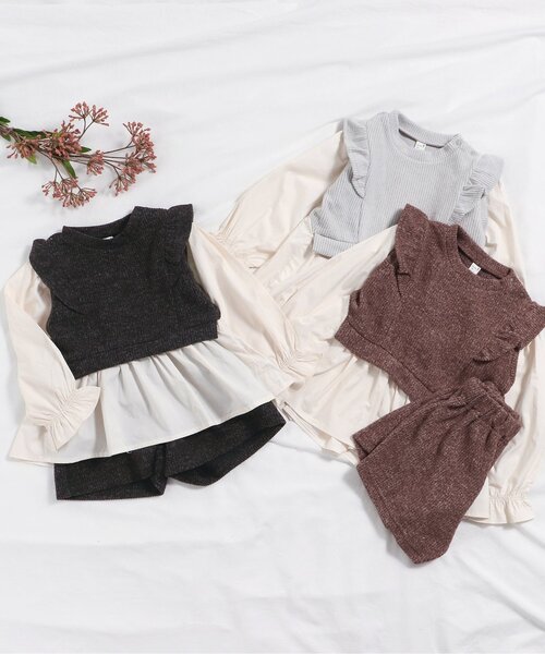 après les cours 起毛ニットソーセットアップ 起毛ニットソーセットアップ／アプレ レ クール（apres les