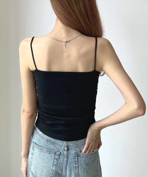 Futier land（フューティアランド）の「ゼロ心地カップ付きキャミソール（キャミソール・レディース・ホワイト/ブラック/グレー・FREE）」の13枚目の写真