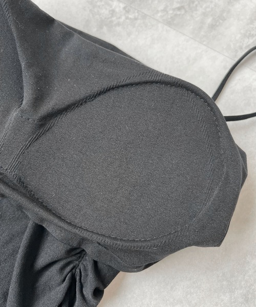 Futier land（フューティアランド）の「ゼロ心地カップ付きキャミソール（キャミソール・レディース・ホワイト/ブラック/グレー・FREE）」の9枚目の写真