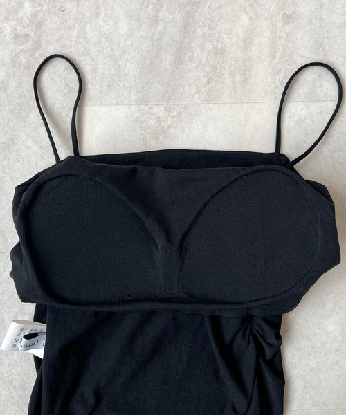 Futier land（フューティアランド）の「ゼロ心地カップ付きキャミソール（キャミソール・レディース・ホワイト/ブラック/グレー・FREE）」の10枚目の写真