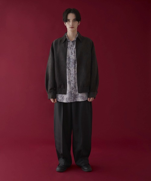 LUCY（ルーシー）の「LUCY/フェイクスウェードZIPブルゾン（ブルゾン・メンズ・チャコール・MEDIUM/LARGE）」の5枚目の写真