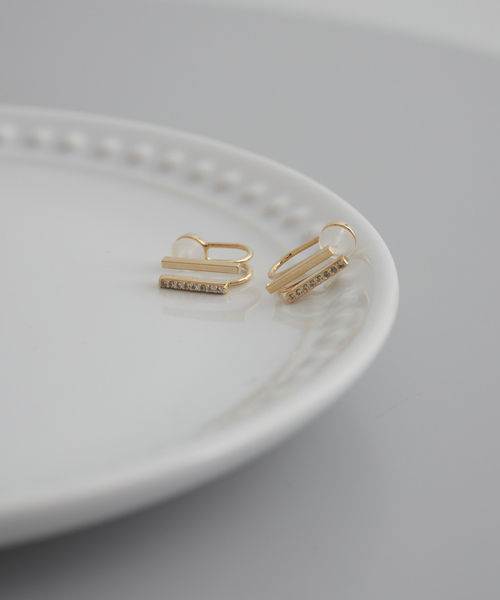 ROPE' PICNIC（ロペピクニック）の「プチノンホールピアス（イヤリング・レディース・ゴールド/ゴールド系その他/ゴールド系その他2・FREE）」の2枚目の写真