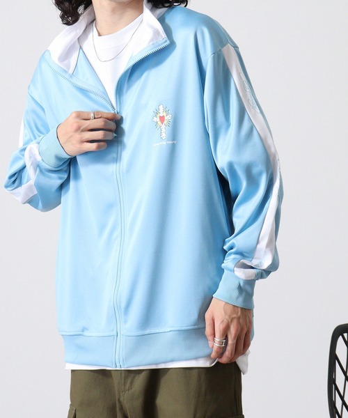 Ed Hardy(エドハーディー)の「WS select ED HARDY トラックジャケット(ジャージ・レディース・ブラック/サックスブルー/ラベンダー/ピンク・L/M)」の19枚目の写真